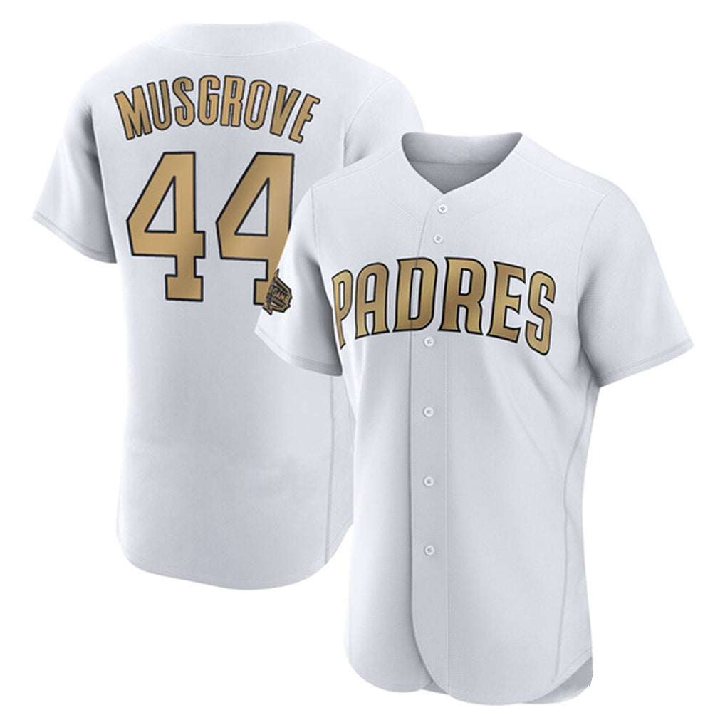STECN S.Diego Padres #44 Joe Musgrove Player Gold All-Star Home Limited Elite Stitched Jerseys