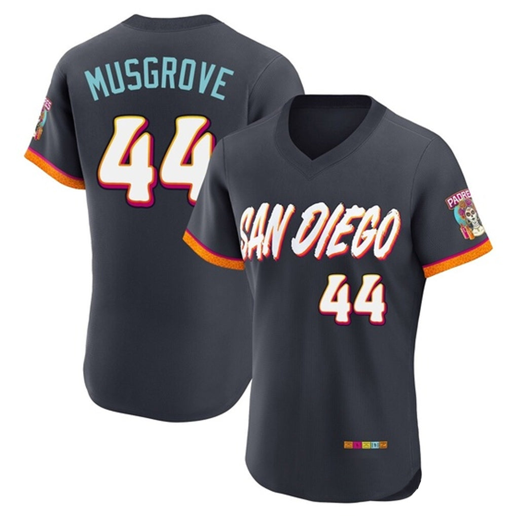 STECN S.Diego Padres #44 Joe Musgrove Player Obsidian 2026 City Connect Home Limited Elite T-shirt Stitched Jerseys