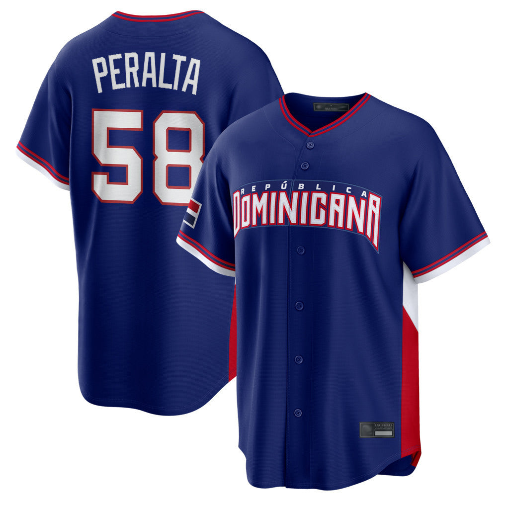 STECN S.Diego Padres #58 Wandy Peralta Player Royal 2026 World Classic Home Limited Stitched Jerseys
