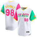 STECN S.Diego Padres #98 Randy Vasquez Player White City Connect Home Limited Stitched Jerseys