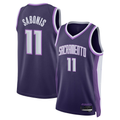 STECN S.Kings #11 Domantas Sabonis Purple 2025-2026 Swingman Jerseys - City Edition