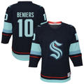 STECN S.Kraken #10 Matty Beniers Navy Alternate Replica Player Jerseys