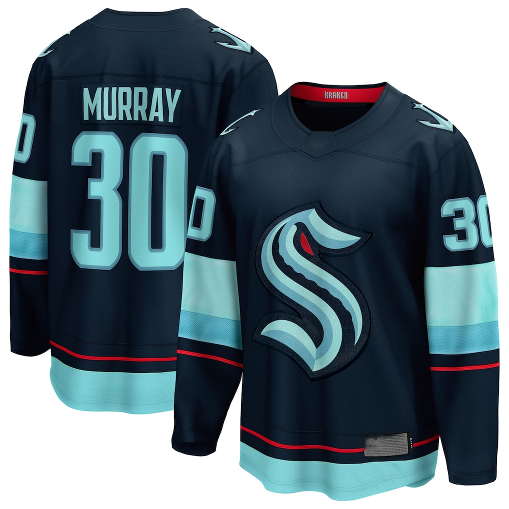 STECN S.Kraken #30 Matt Murray Deep Sea Blue Home Breakaway Jerseys