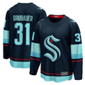 STECN S.Kraken #31 Philipp Grubauer Navy Home Breakaway Player Jerseys