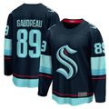 STECN S.Kraken #89 Frederick Gaudreau Deep Sea Blue Home Breakaway Jerseys