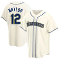 STECN S.Mariners #12 Josh Naylor Player Cream Home Game Stitched Jerseys