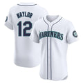 STECN S.Mariners #12 Josh Naylor Player White Home Limited Elite Stitched Jerseys