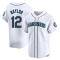 STECN S.Mariners #12 Josh Naylor Player White Home Limited Stitched Jerseys