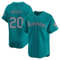 STECN S.Mariners #20 Luke Raley Player Teal Home Limited Stitched Jerseys