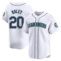 STECN S.Mariners #20 Luke Raley Player White Home Limited Stitched Jerseys