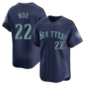 STECN S.Mariners #22 Bryan Woo Player Navy Home Limited Stitched Jerseys