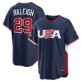 STECN S.Mariners #29 Cal Raleigh Player Navy USA 2026 World Classic Game Stitched Jerseys