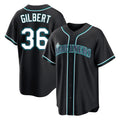 STECN S.Mariners #36 Logan Gilbert Player Black Fashion Home Limited Stitched Jerseys