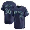 STECN S.Mariners #36 Logan Gilbert Player Navy Home Limited Stitched Jerseys