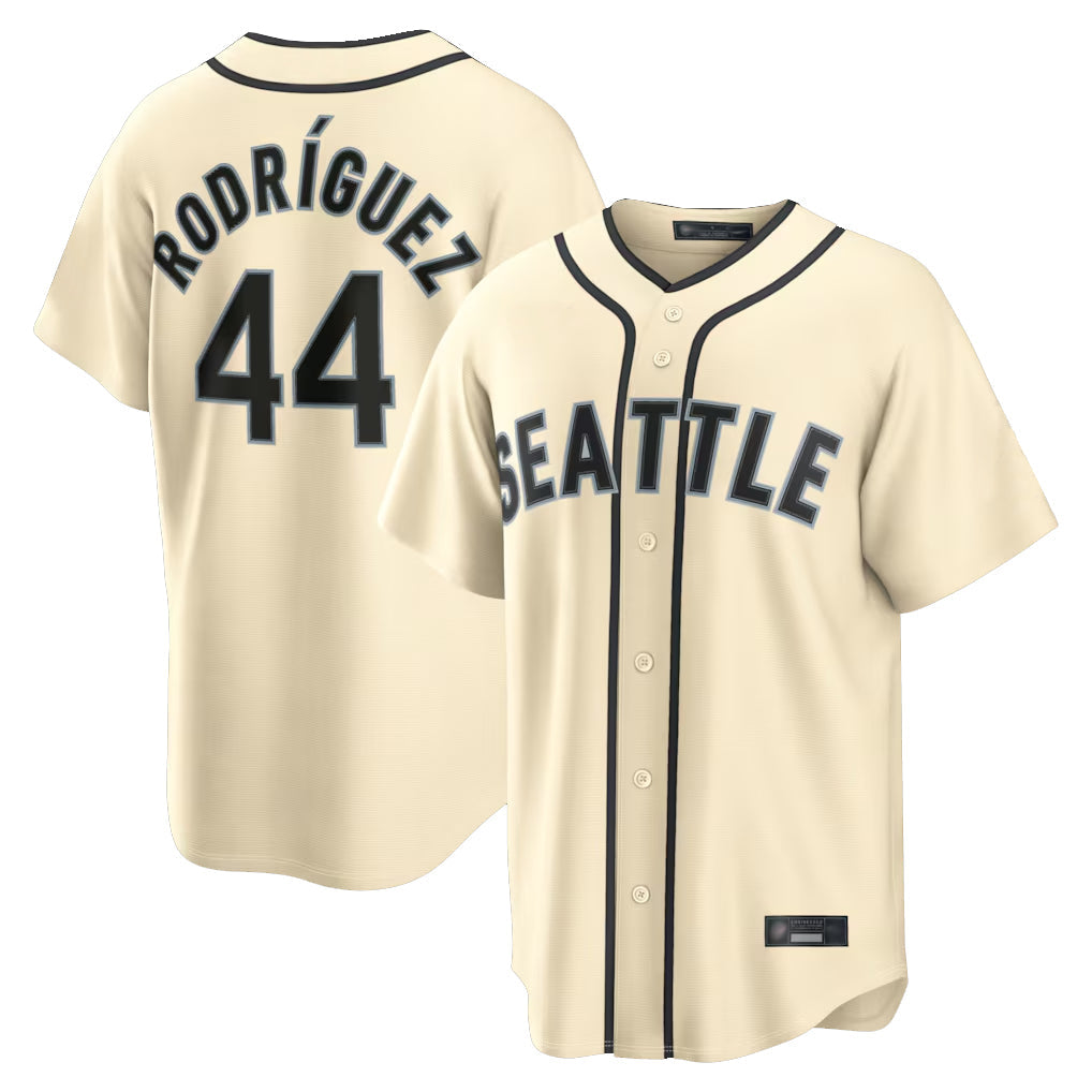 STECN S.Mariners #44 Julio Rodriguez Player Cream 2026 Home Limited Stitched Jerseys