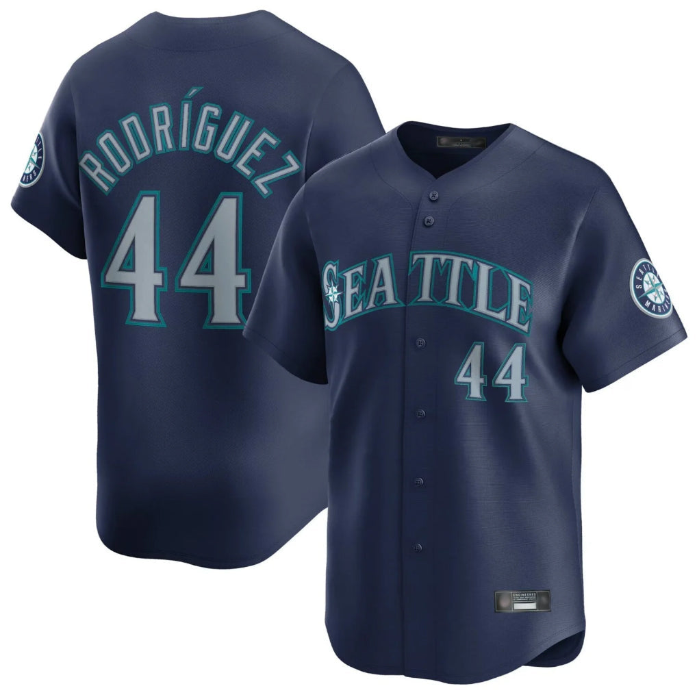 STECN S.Mariners #44 Julio Rodriguez Player Navy Home Limited Stitched Jerseys