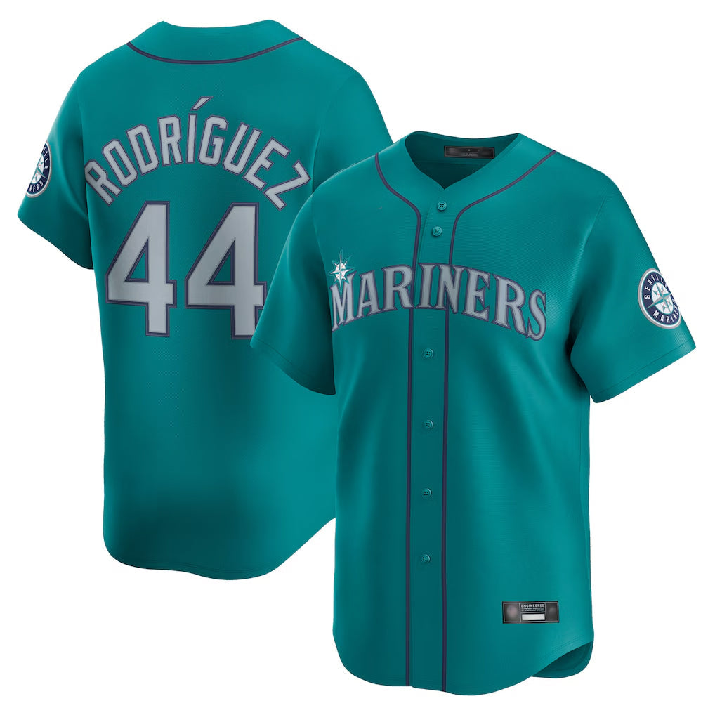 STECN S.Mariners #44 Julio Rodriguez Player Teal Home Limited Stitched Jerseys