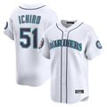 STECN S.Mariners #51 Ichiro Suzuki Player White 2025 National Hall of Fame Home Limited Stitched Jerseys