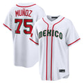 STECN S.Mariners #75 Andres Munoz Player White 2026 World Classic Home Limited Stitched Jerseys