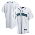 STECN S.Mariners Blank Player White Home Game Stitched Jerseys