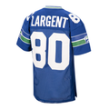 STECN S.Seahawks 1985 #80 Steve Largent Mitchell & Ness Royal Authentic Throwback Retired Player Stitched Puhic Jersey