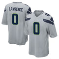 STECN S.Seahawks #0 DeMarcus Lawrence Player Gray Home Game Stitched Jerseys