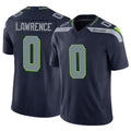 STECN S.Seahawks #0 DeMarcus Lawrence Player Navy Limited Vapor F.U.S.E. Home Game Stitched Jerseys