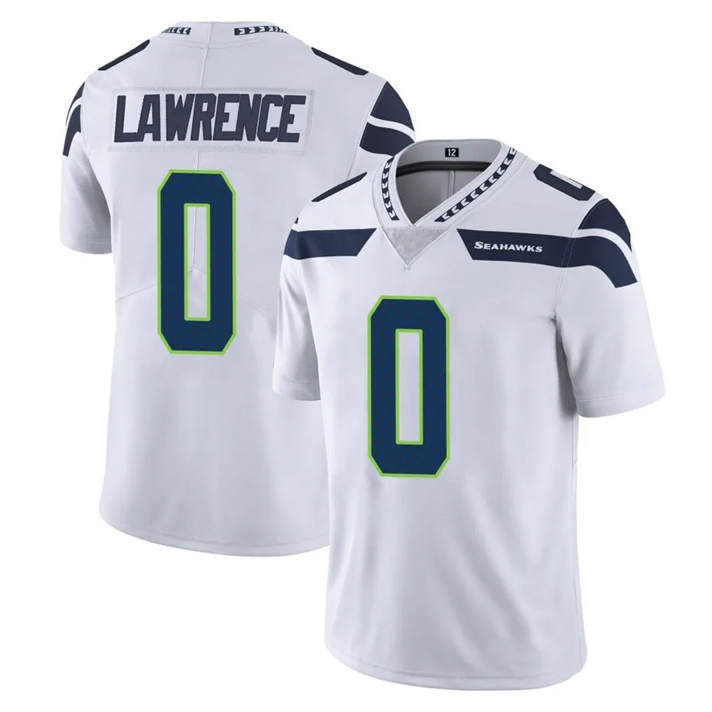 STECN S.Seahawks #0 DeMarcus Lawrence Player White Limited Vapor Untouchable Home Game Stitched Jerseys