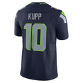 STECN S.Seahawks #10 Cooper Kupp College Navy Team Vapor F.U.S.E. Limited Stitched Jerseys