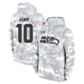 STECN S.Seahawks #10 Cooper Kupp Player Arctic Camo Limited Salute to Service Pullover Hoodies Game Stitched Jerseys