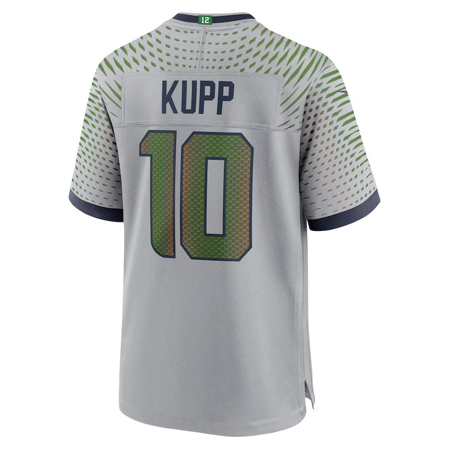 STECN S.Seahawks #10 Cooper Kupp Player Gray Rivalries Collection Game Stitched Jerseys