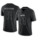 STECN S.Seahawks #11 Jaxon Smith-Njigba Player Black Limited Reflective Stitched Jerseys
