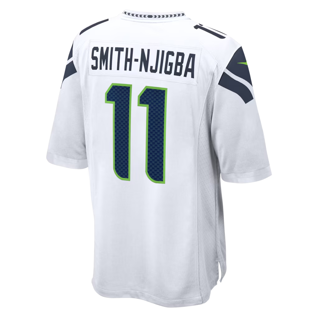 STECN S.Seahawks #11 Jaxon Smith-Njigba White Game Stitched Jerseys