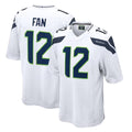 STECN S.Seahawks #12 12th Fan Player White Home Game Stitched Jerseys