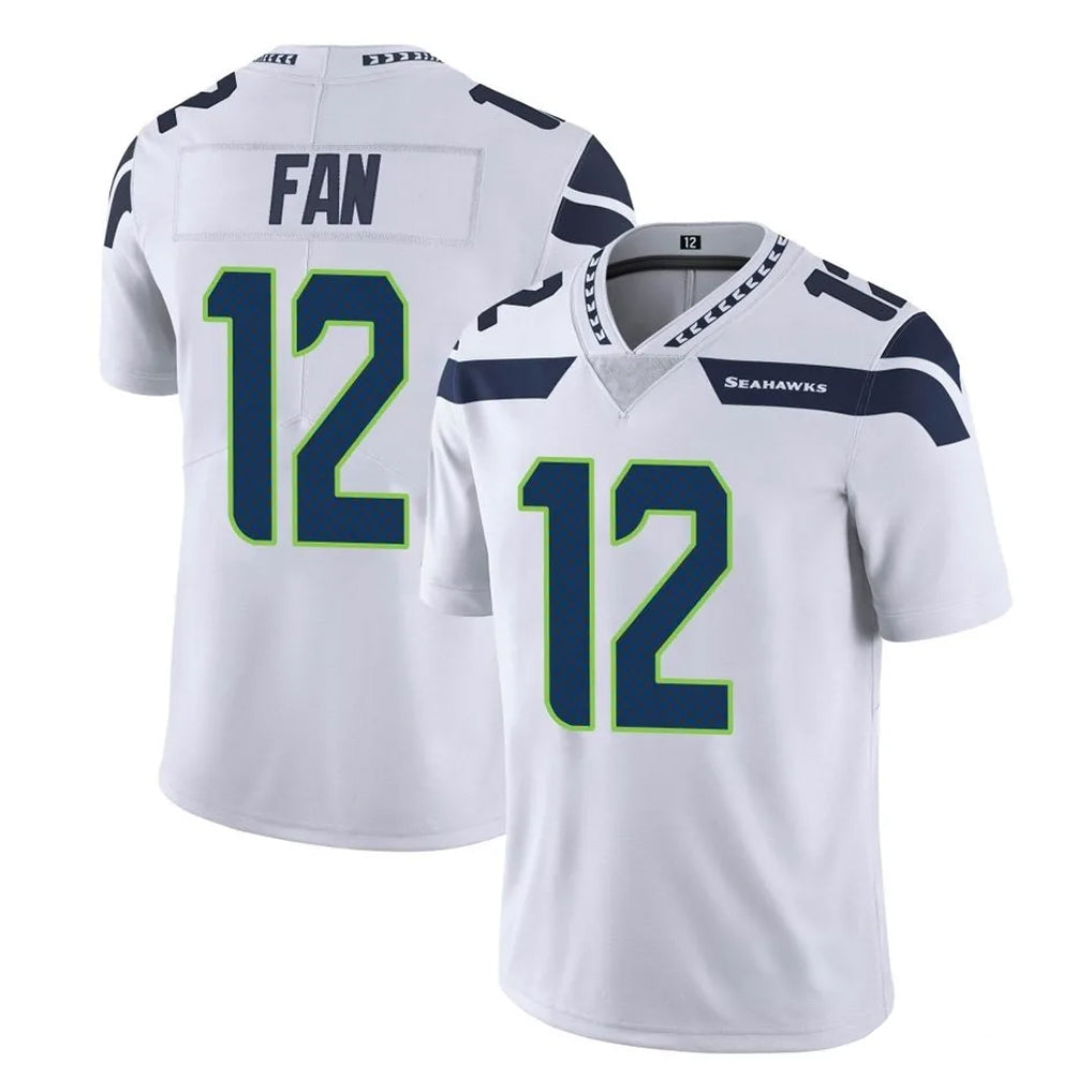 STECN S.Seahawks #12 12th Fan Player White Limited Vapor Untouchable Home Game Stitched Jerseys