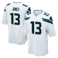 STECN S.Seahawks #13 Ernest Jones IV Player White Home Game Stitched Jerseys