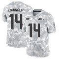 STECN S.Seahawks #14 Sam Darnold Player Arctic Camo Salute to Service Limited Football Jerseys