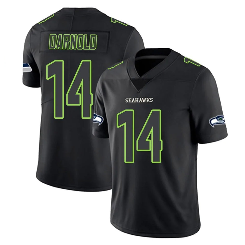 STECN S.Seahawks #14 Sam Darnold Player Black Impact Limited Home Game Stitched Jerseys