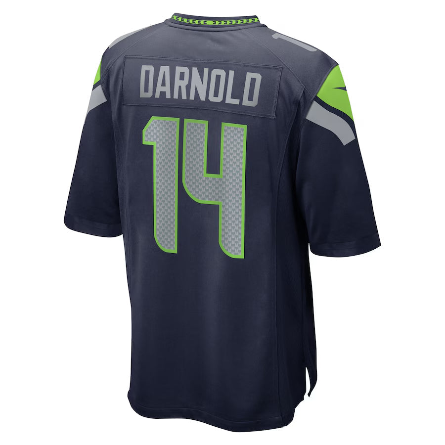 STECN S.Seahawks #14 Sam Darnold Player Navy Home Game Football Jerseys