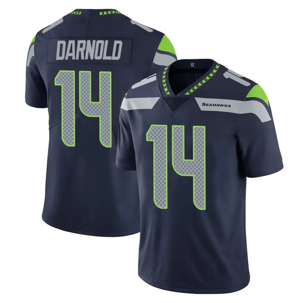 STECN S.Seahawks #14 Sam Darnold Player Navy Limited Vapor Untouchable Home Game Stitched Jerseys