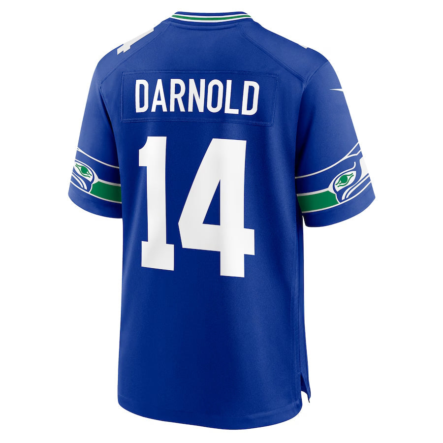 STECN S.Seahawks #14 Sam Darnold Player Royal Alternate Game Football Jerseys