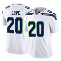 STECN S.Seahawks #20 Julian Love Player White Limited Vapor F.U.S.E. Home Game Stitched Jerseys