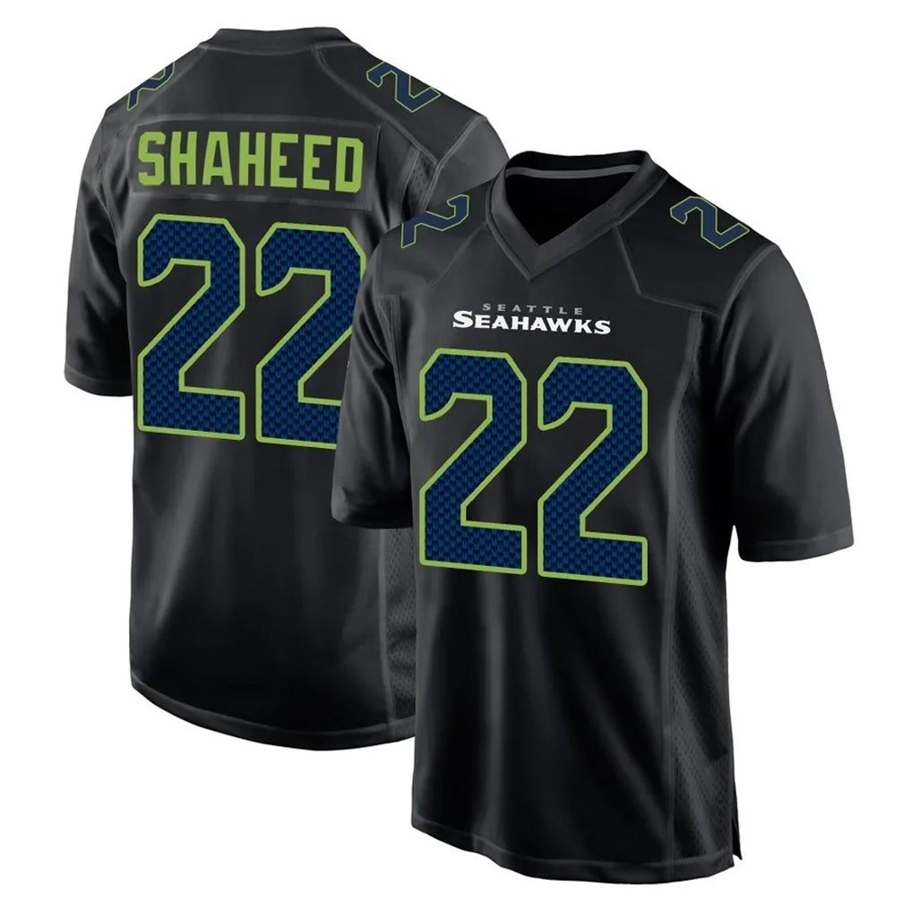 STECN S.Seahawks #22 Rashid Shaheed Player Black Limited Fashion Home Game Stitched Jerseys