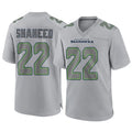 STECN S.Seahawks #22 Rashid Shaheed Player Gray Atmosphere Fashion Home Game Stitched Jerseys