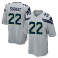 STECN S.Seahawks #22 Rashid Shaheed Player Gray Home Game Stitched Jerseys