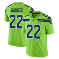 STECN S.Seahawks #22 Rashid Shaheed Player Green Limited Color Rush Home Game Stitched Jerseys
