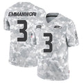 STECN S.Seahawks #3 Nick Emmanwori Player Arctic Camo Salute to Service Limited Football Jerseys