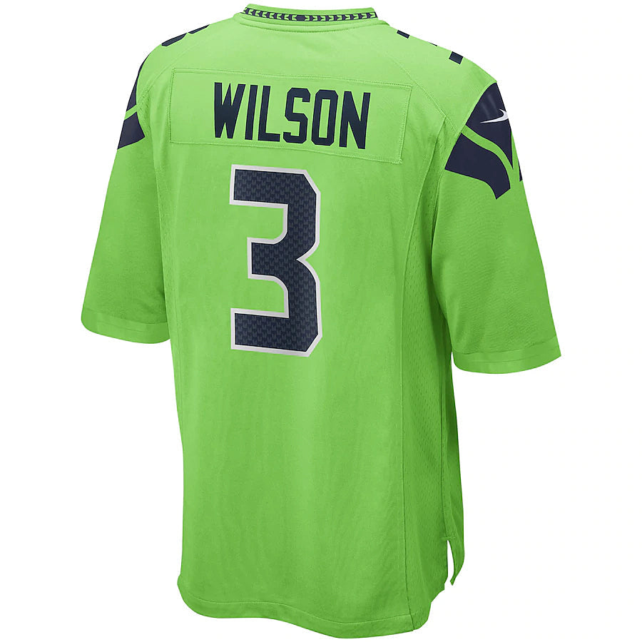 STECN S.Seahawks #3 Nick Emmanwori Player Green Game Football Jerseys
