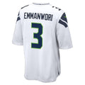 STECN S.Seahawks #3 Nick Emmanwori Player White Home Game Stitched Jerseys