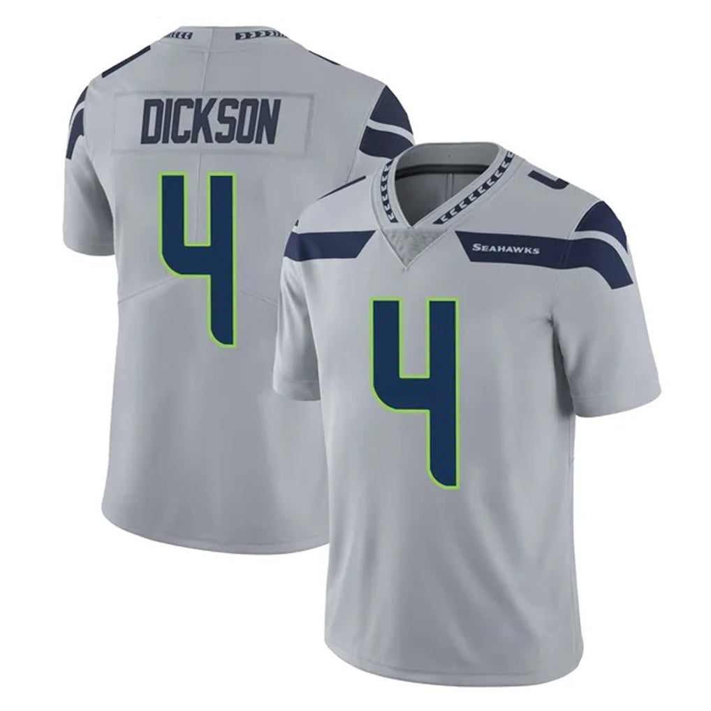 STECN S.Seahawks #4 Michael Dickson Player Gray Limited Vapor Untouchable Home Game Stitched Jerseys